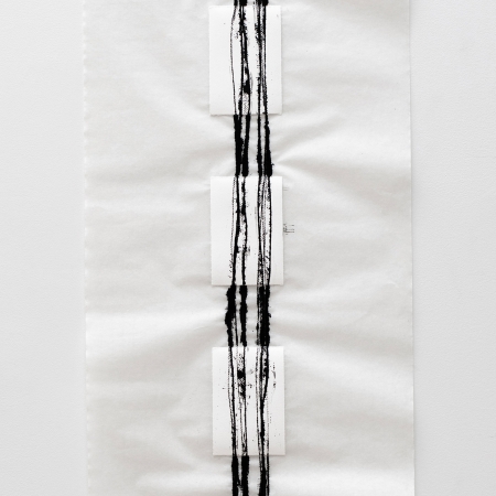 Story Lines #4, ink on paper, 54 x 18, 2024